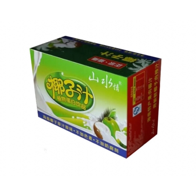 椰子汁三层彩箱